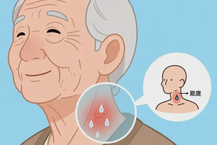 老年人脖子經(jīng)常長濕疹不管它會自己好嗎(圖2)