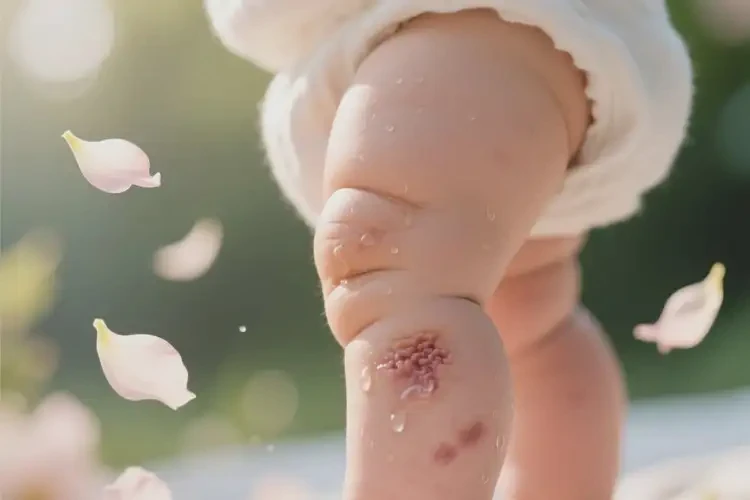 嬰兒大腿偶爾起濕疹能靠自己自愈嗎(圖1)