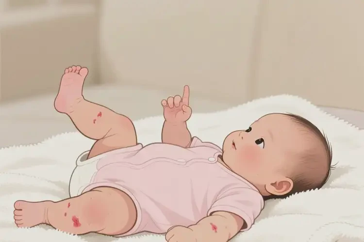 嬰兒四肢偶爾長濕疹不管它會自己好嗎(圖3)