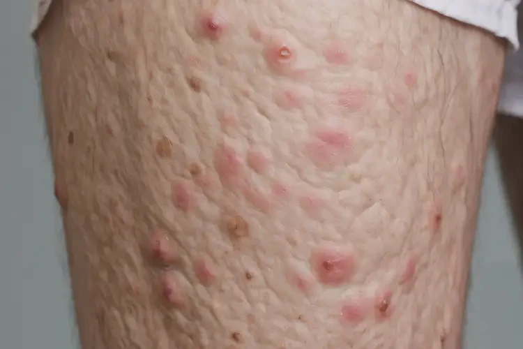 老人大腿起濕疹可以徹底自愈嗎(圖4)