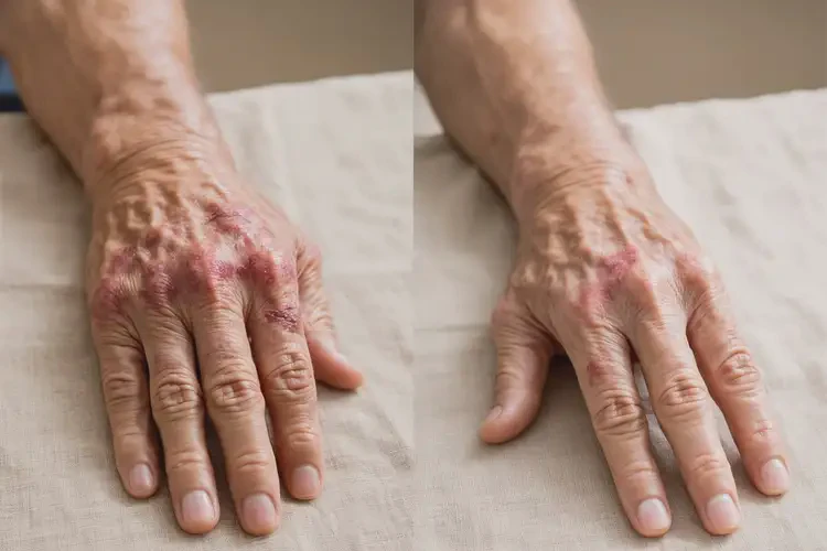 高齡老人手上長(zhǎng)濕疹不管它會(huì)自己痊愈嗎(圖2)