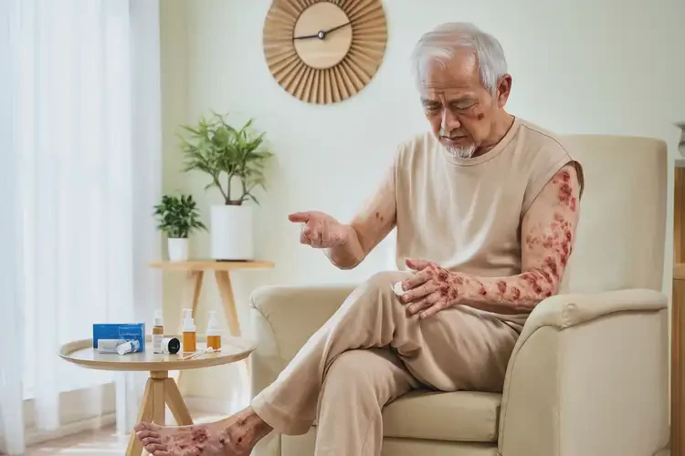 老人屁股有湿疹能靠自己自愈吗(图3)