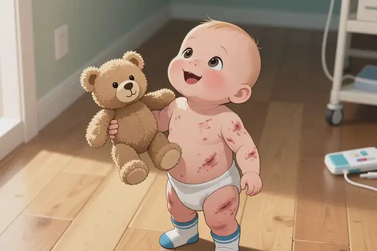 幼兒全身長濕疹可不可以徹底自愈(圖2)