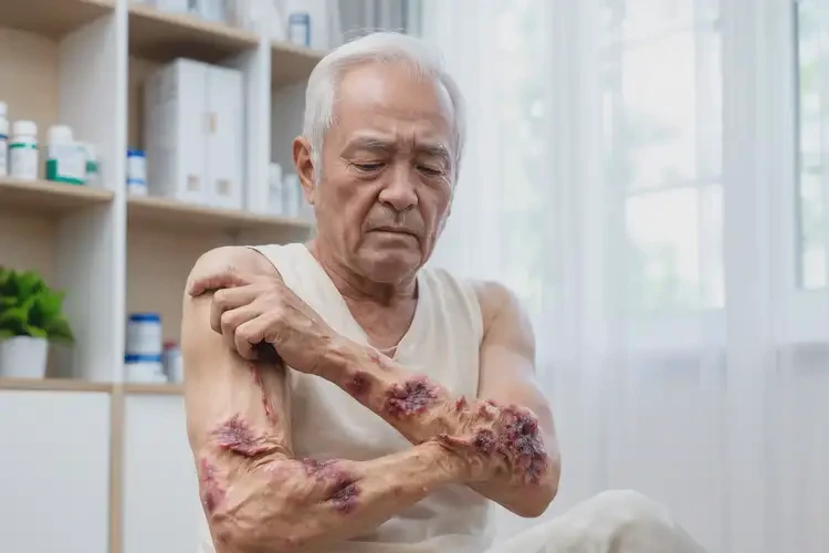 高齡老人身上有濕疹能徹底自愈嗎(圖4)