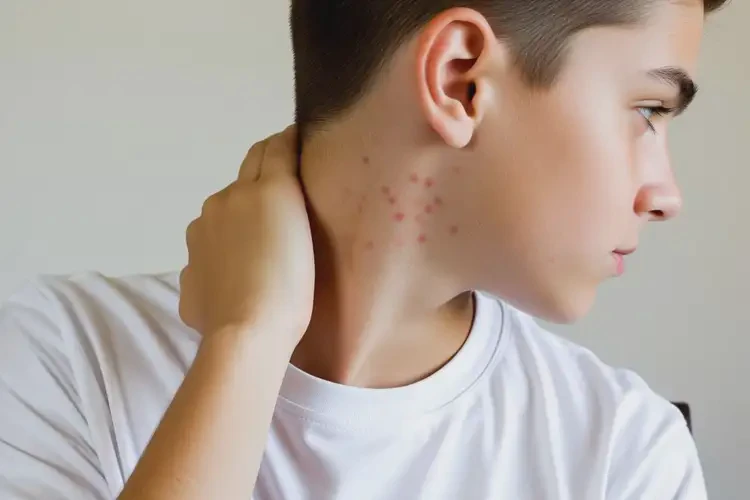 青少年脖子上起湿疹不管它会自己好吗(图4)