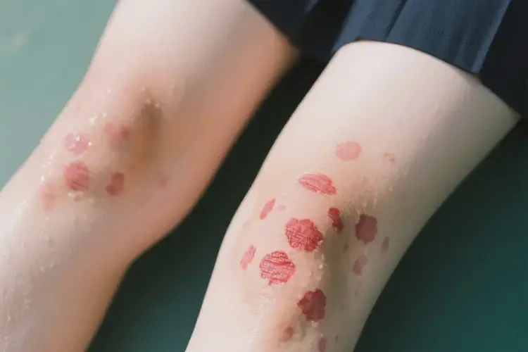 大學(xué)生大腿上容易長(zhǎng)濕疹不管它會(huì)自己自愈嗎(圖2)