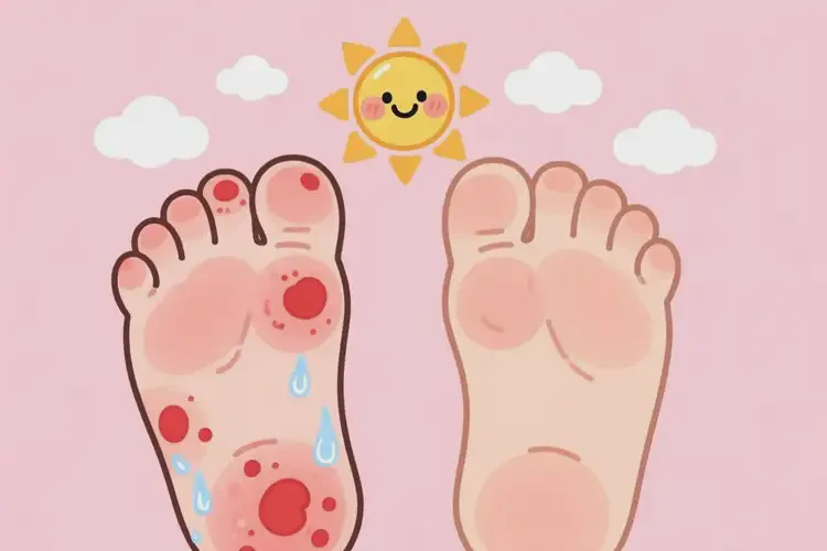 少儿脚上容易长湿疹能靠自己自愈吗(图2)