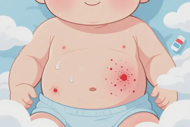 婴儿肚子容易长湿疹能彻底自愈吗(图2)