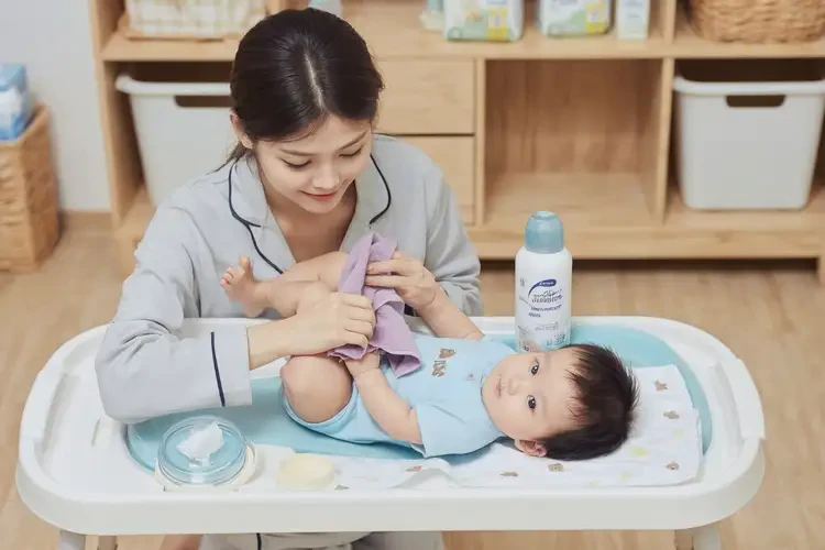 婴儿屁股上起湿疹可以彻底自愈吗(图2)