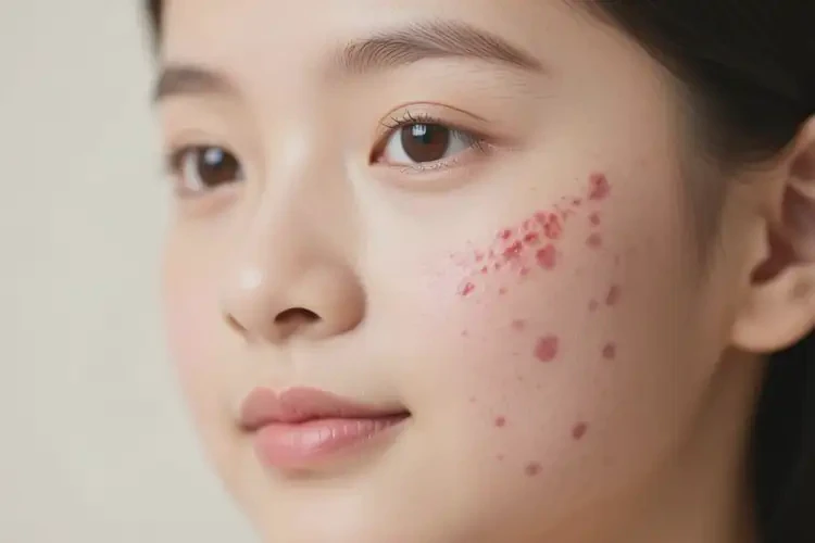 女生臉上起濕疹可以徹底自愈嗎(圖2)