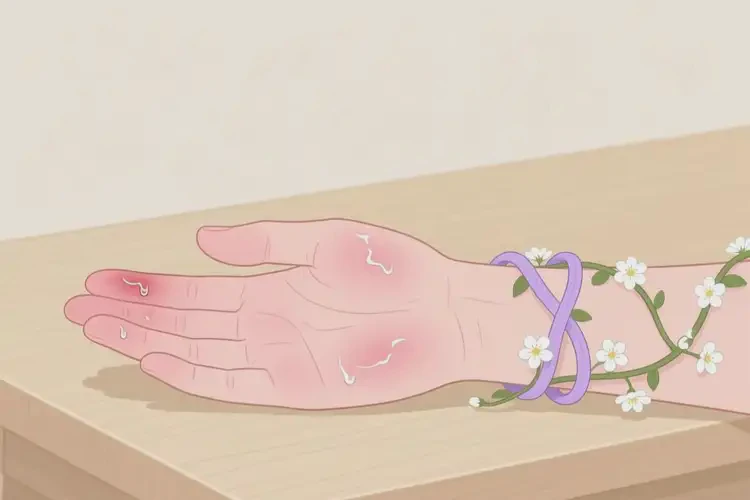 女人手上容易長(zhǎng)濕疹能不能徹底自愈(圖3)