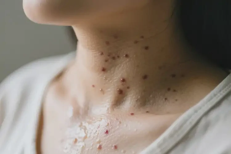 產(chǎn)婦脖子上經(jīng)常長濕疹能徹底自愈嗎(圖1)