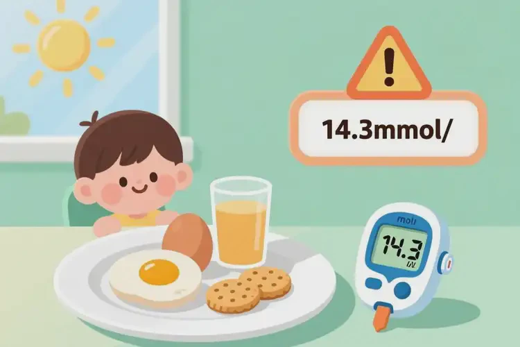 兒童早餐血糖14點3是糖尿病嗎(圖2)