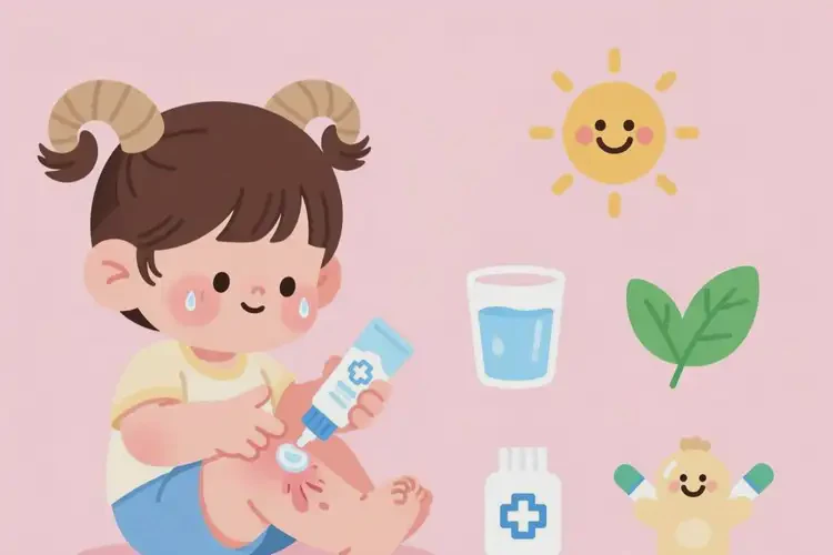 兒童小腿上長(zhǎng)濕疹不管它會(huì)自己好嗎(圖3)