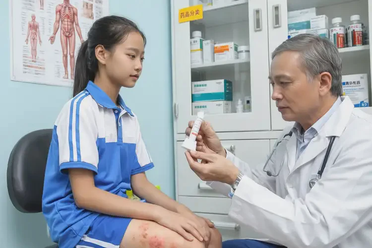 中學(xué)生大腿起濕疹不管它會自己痊愈嗎(圖2)