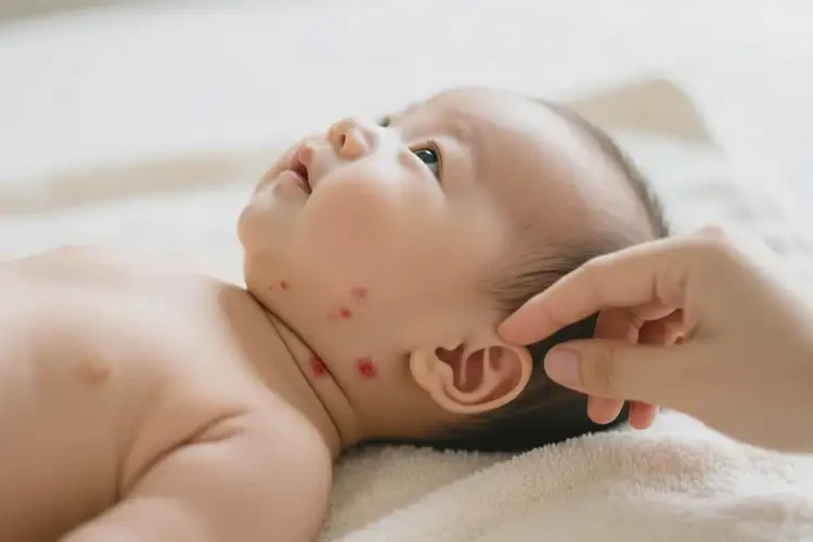 嬰兒脖子上偶爾長(zhǎng)濕疹不管它會(huì)自己好嗎(圖4)