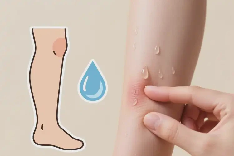 老年人小腿容易長濕疹能夠徹底治愈嗎(圖1)