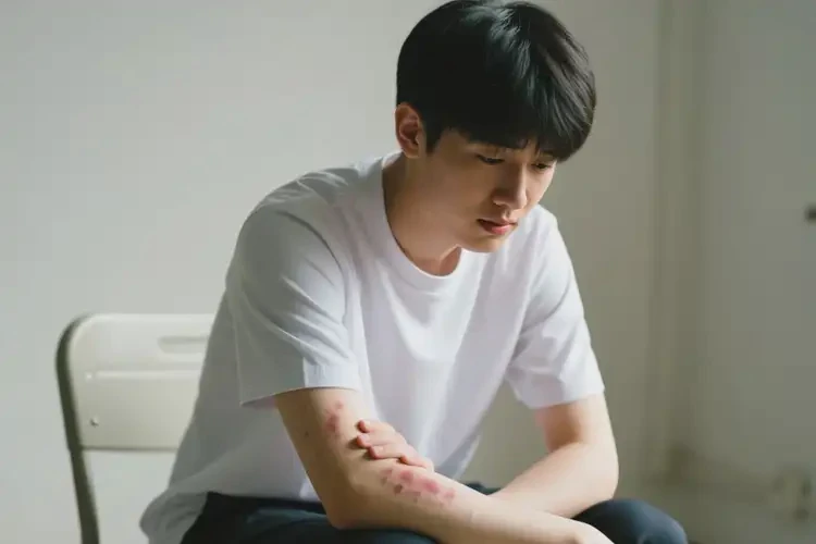 大學(xué)生身上有濕疹不管它會自己好嗎(圖3)