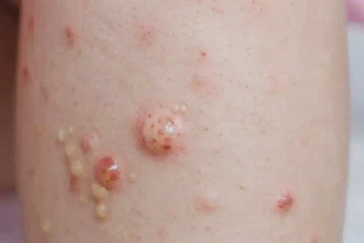 少兒小腿上長(zhǎng)濕疹不管它會(huì)自己痊愈嗎(圖4)