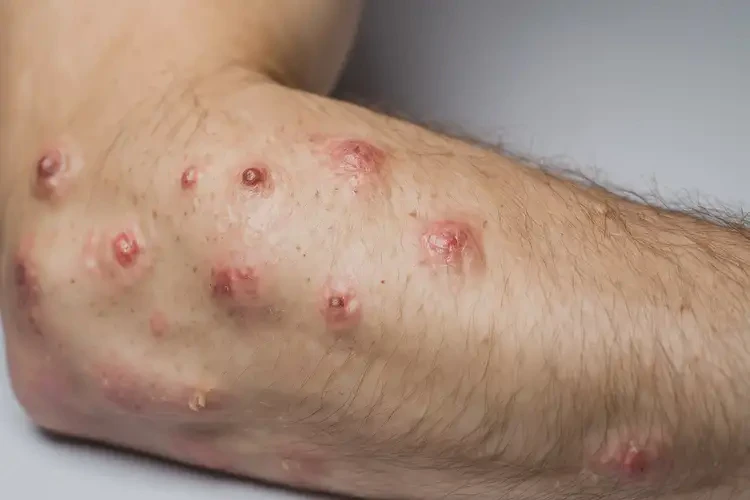 青年人手臂上容易長濕疹能夠徹底治愈嗎(圖4)