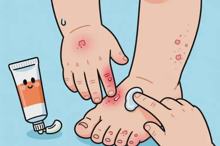 小兒四肢起濕疹能夠徹底治愈嗎(圖4)