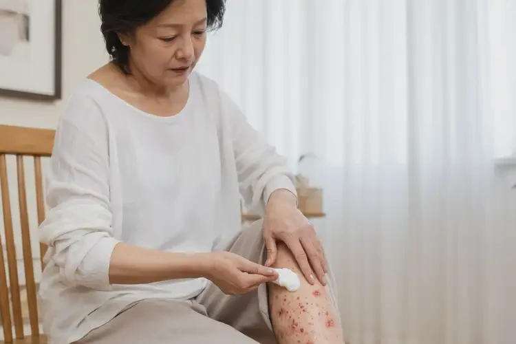女人小腿容易起濕疹可以徹底自愈嗎(圖3)