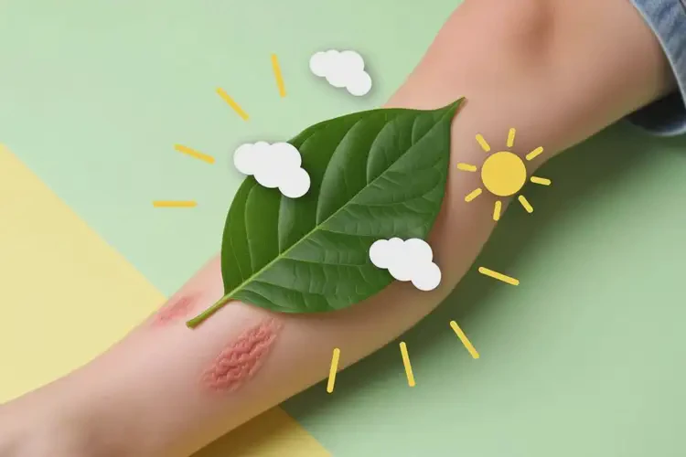 青少年大腿上出现湿疹可不可以彻底自愈(图1)