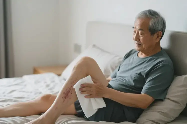 老年人大腿上經(jīng)常起濕疹不管它會自己好嗎(圖3)