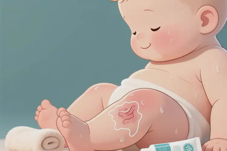 寶寶大腿上容易長濕疹不管它會自己痊愈嗎(圖2)