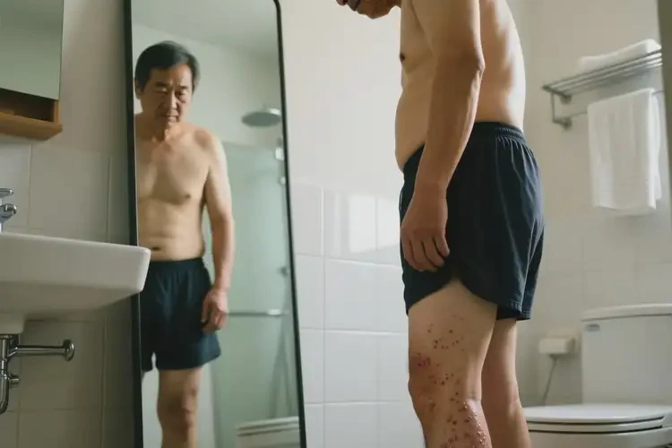 男人小腿上容易起濕疹能徹底自愈嗎(圖3)