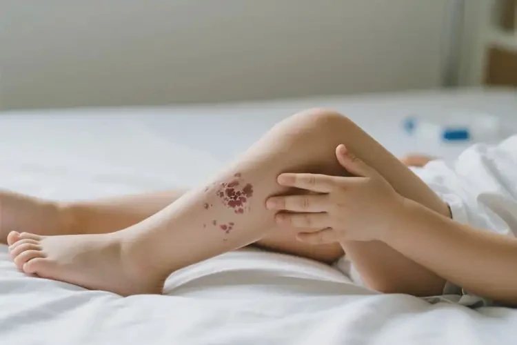 小孩小腿上長(zhǎng)濕疹不管它會(huì)自己好嗎(圖3)