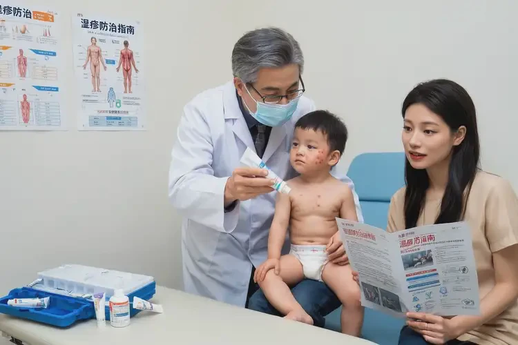 幼兒屁股上容易起濕疹能靠自己自愈嗎(圖1)