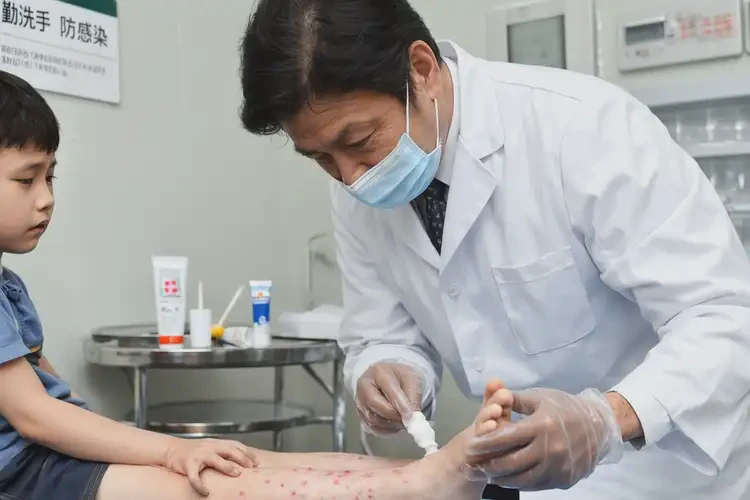 少兒腳上出濕疹不管它會自己自愈嗎(圖3)