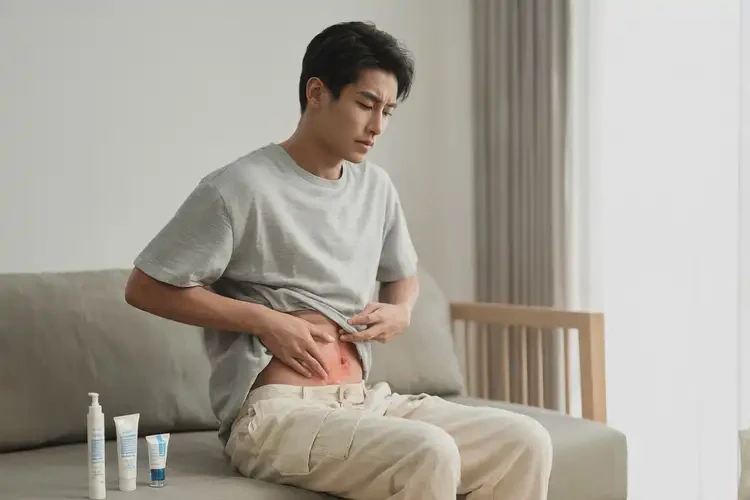 青年人肚子經(jīng)常起濕疹能夠徹底治愈嗎(圖1)