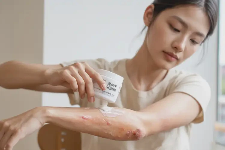 女人全身經(jīng)常起濕疹不管它會(huì)自己自愈嗎(圖2)