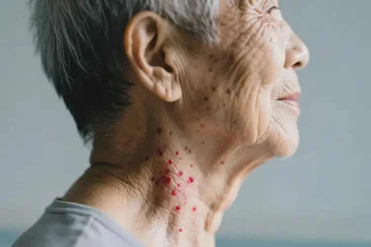 高龄老人脖子经常长湿疹不管它会自己自愈吗(图3)
