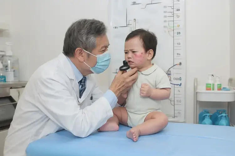 嬰幼兒面部出濕疹可以徹底自愈嗎(圖2)