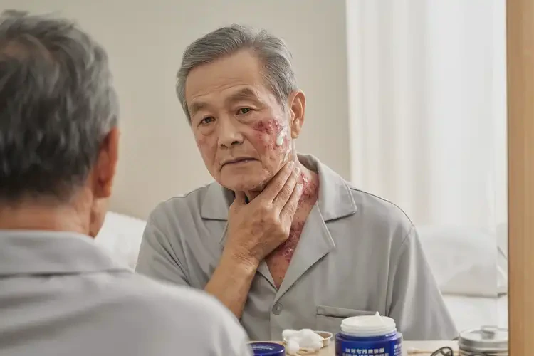 老年人脖子上有濕疹不管它會自己痊愈嗎(圖3)