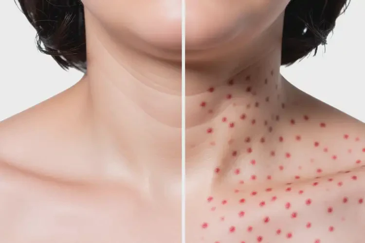 產(chǎn)婦脖子上起濕疹不管它會自己痊愈嗎(圖2)