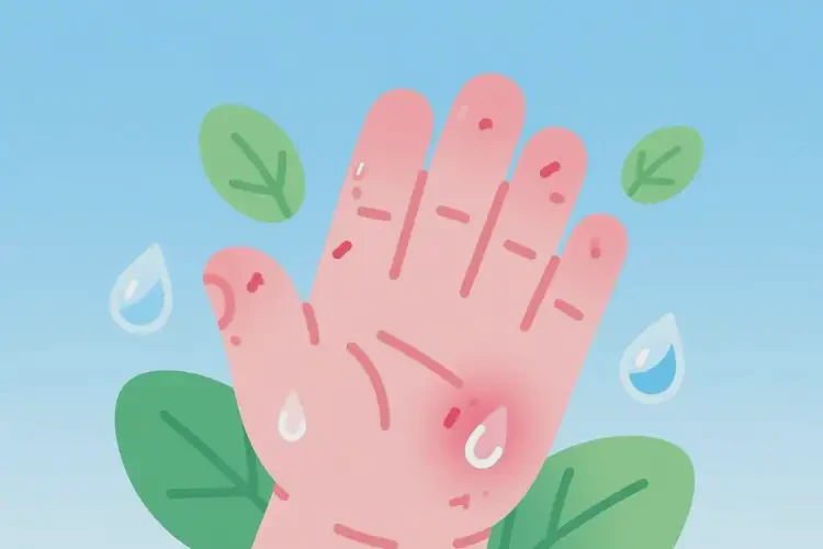 少兒手上起濕疹能夠徹底治愈嗎(圖4)