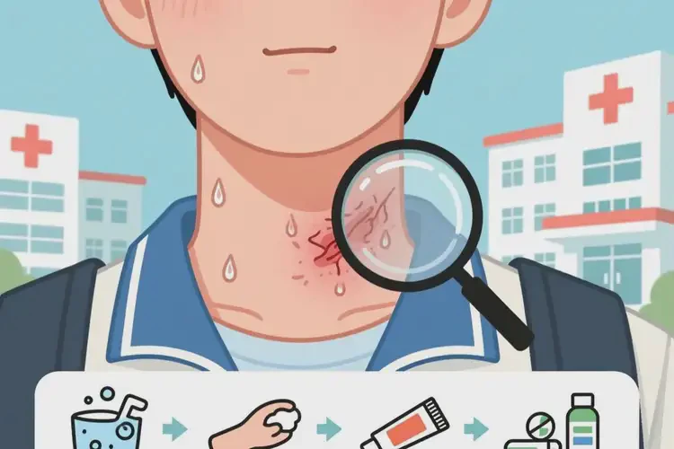 大学生脖子上有湿疹能够彻底治愈吗(图3)