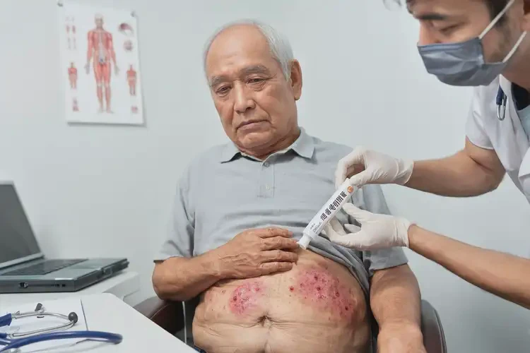 高龄老人肚子上长湿疹不管它会自己自愈吗(图2)