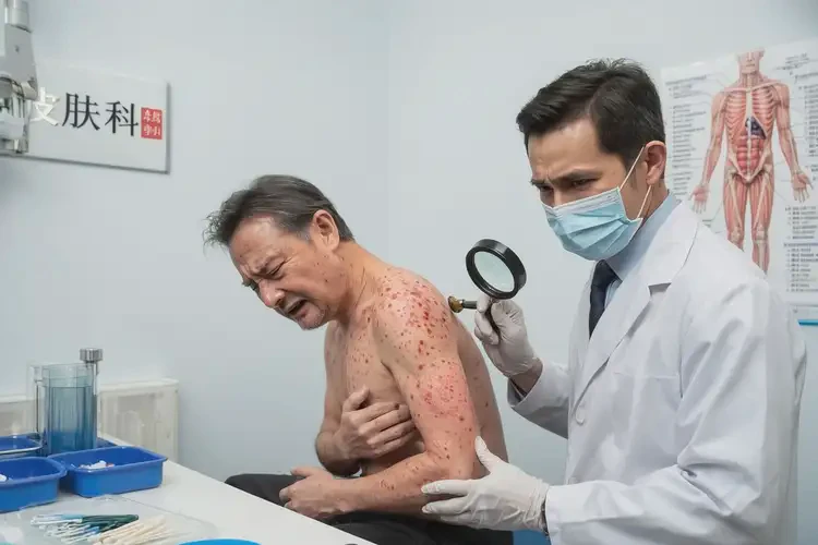 男人全身長濕疹能夠徹底治愈嗎(圖4)