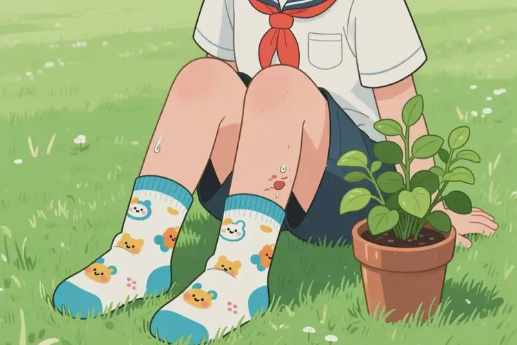 小學(xué)生腳上出現(xiàn)濕疹能靠自己自愈嗎(圖1)