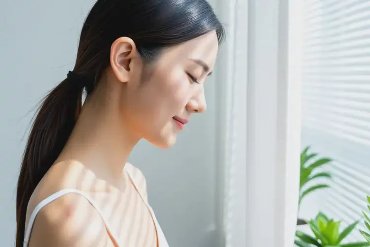 女生脖子偶尔长湿疹不管它会自己自愈吗(图4)