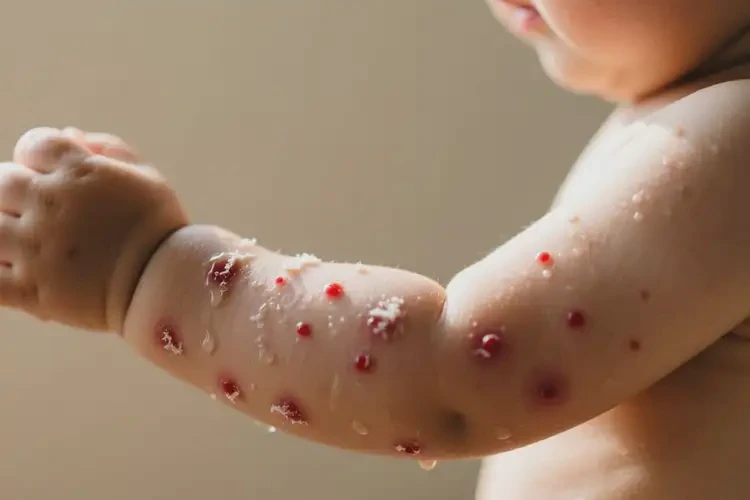 幼兒手臂出現(xiàn)濕疹可不可以徹底自愈(圖2)