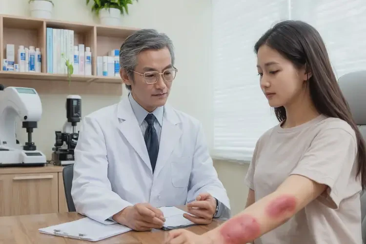 大學(xué)生小腿出現(xiàn)濕疹能不能徹底自愈(圖2)