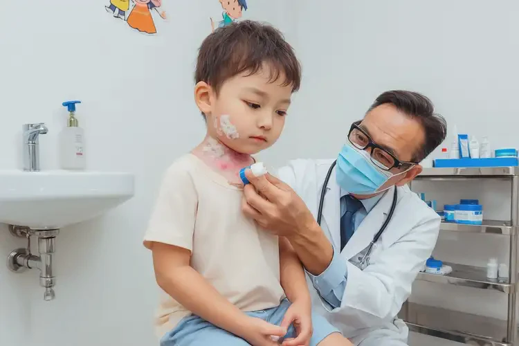 幼兒脖子容易長濕疹能夠徹底治愈嗎(圖3)