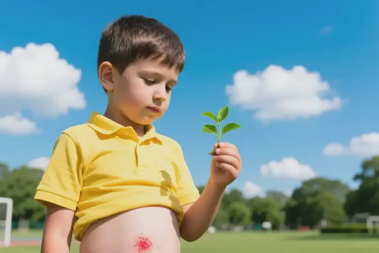 小學(xué)生肚子上偶爾起濕疹不管它會自己痊愈嗎(圖2)