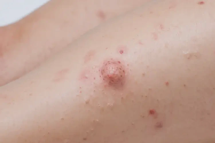 青年人大腿起濕疹不管它會(huì)自己好嗎(圖4)